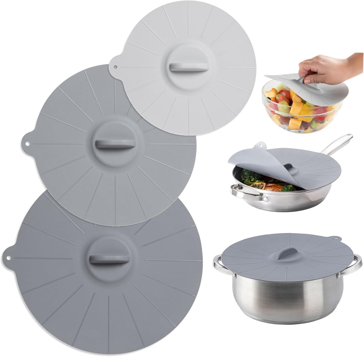 HIC Kitchen Splatter Guards for Microwave, BPA Free
