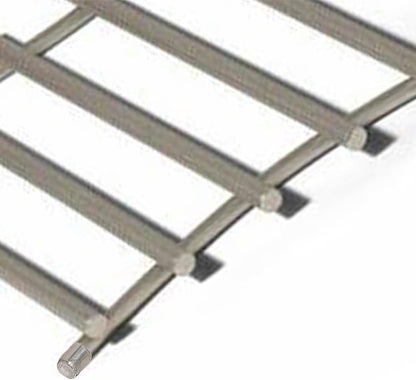 FitWell Heat-Resistant Steel Dining Protector Modern Metal Trivet for Kitchen Table, Holds Hot Pots & Cast Iron Cookware, Trivet for Serving and Organization of Hot Dishes in Kitchen (Satin Nickel)