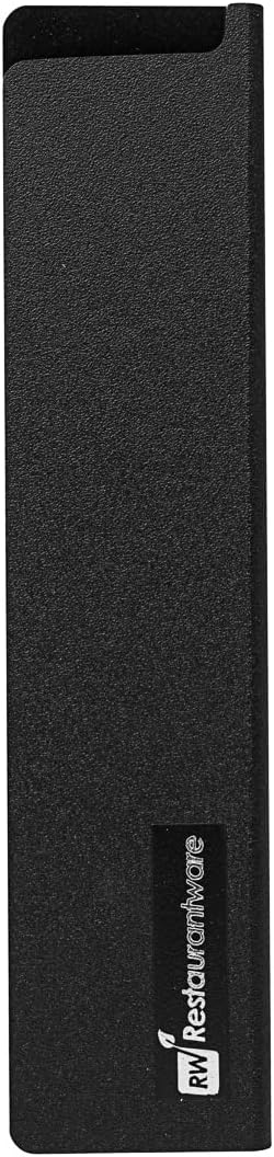 Restaurantware-Sensei 8.5 x 2 Inch Knife Sleeve, 1 Knife Protector - Fits Santoku and Chef's Knife, Felt Lining, Black Plastic Knife Blade Guard, Durable, Cut-Proof