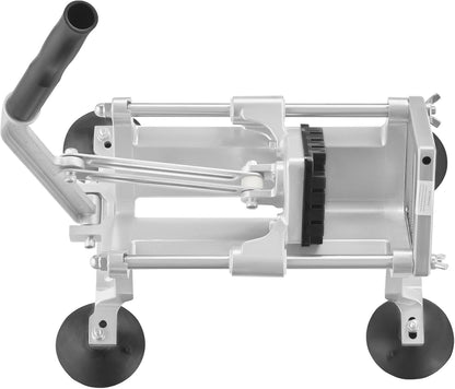 VEVOR Commercial Vegetable Slicer, 3/8" and 3/16" Tomato Slicer, Stainless Steel and Aluminum Alloy Vegetable Cutter Slicer, Manual Tomato Slicer with Non-slip Feet, for Tomatoes, Potatoes, Onions