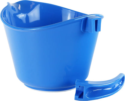 Batter Bowl With Pour Spout, Non-Slip Base,Space Saving Detachable Handle with Lid, 2 QT Heavy Duty BPA-Free Microwave & Dishwasher Safe (Fresh Lemons)