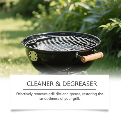 Fast-Acting Heavy-Duty Grill Degreaser Spray, 120 Ml BBQ Grill Cleaner, Multi-surface Barbecue Degreaser, Quick Foaming, For Stainless Steel, Oven Racks, Griddles (1PCS)