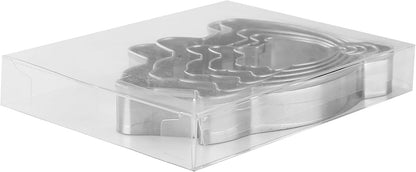 MrCookie 4" Large Christmas Cookie Cutters Set,Thickened Stainless Steel