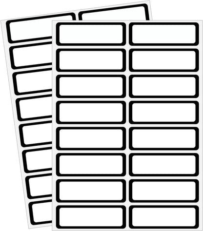 Removable Freezer Labels Stickers, 1 x 3 Inch Blank Removable Freezer Labels Food Storage Stickers, Date Label Waterproof Oil Resistant Easy Clean No Residue- 250 Sheets