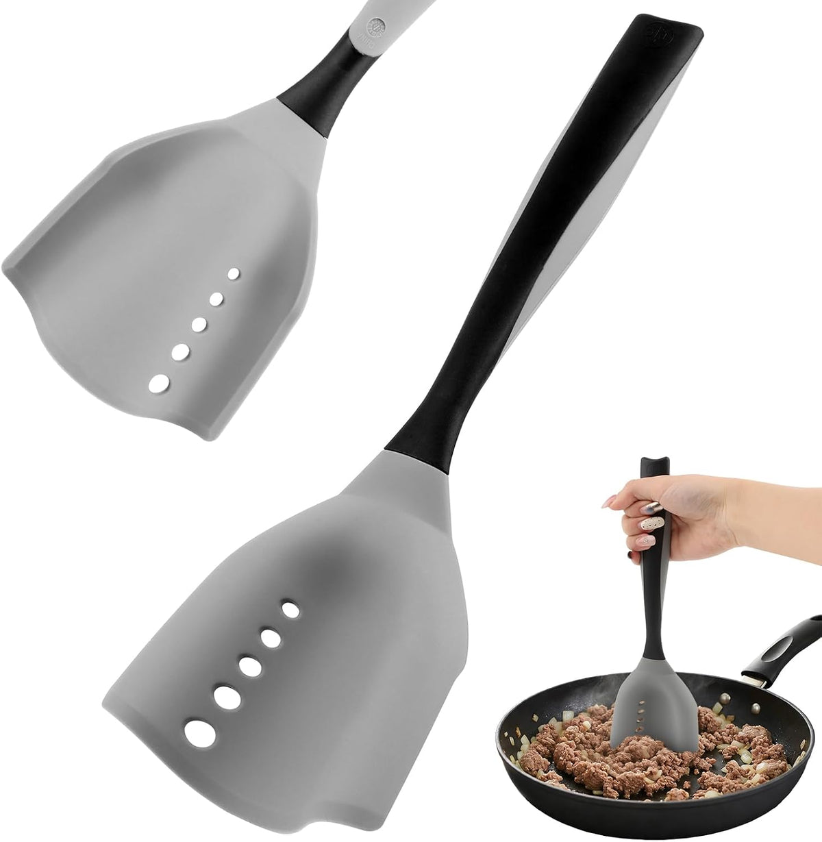 Meat Chopper Mincing Spatula Hamburger Grinder Ground Beef Smasher