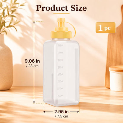Wide Mouth Squeeze Bottles, 800ML Sauce Squeeze Bottle