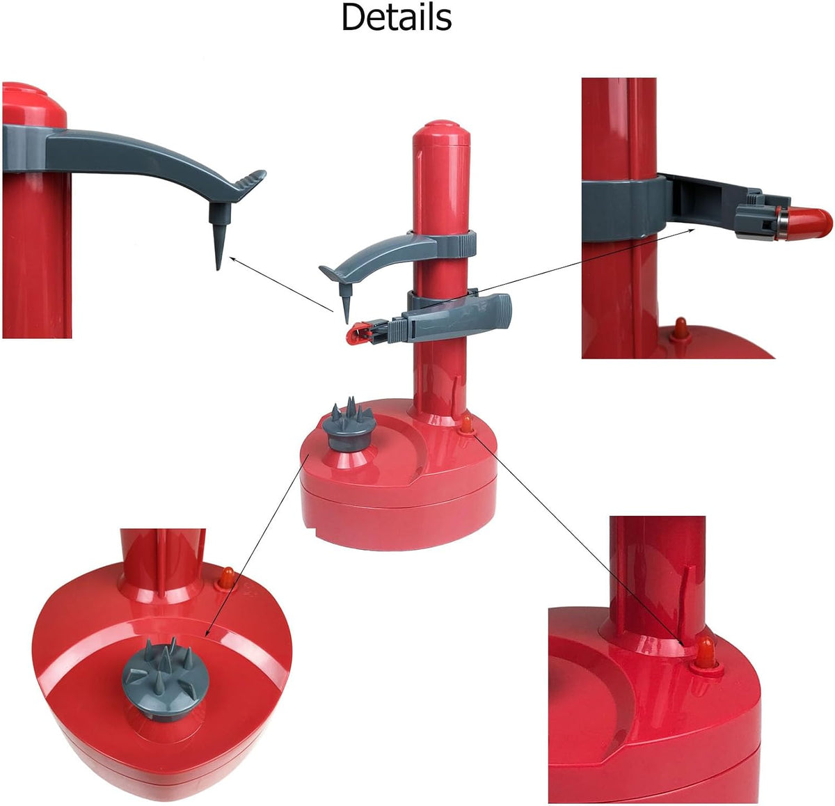 Electric Potato Peeler Automatic Electric Peeler Fruit Vegetable Peeler
