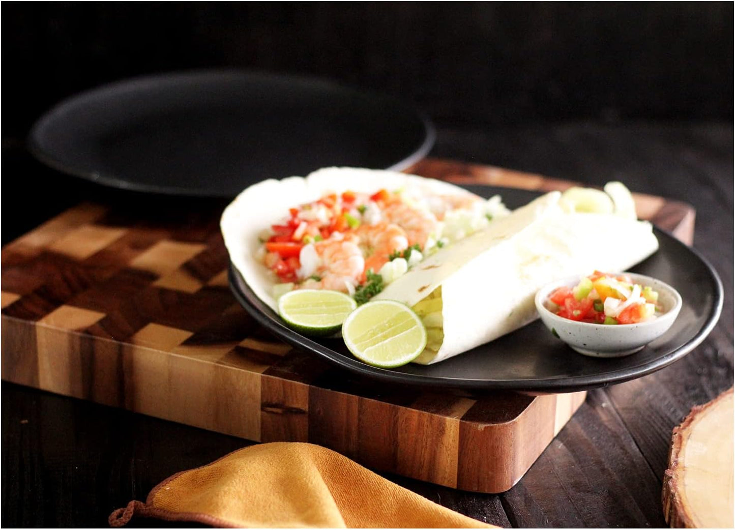 roro Handmade 2-Inch Matte Black Ceramic Pinch Bowls, Set of 6 – Versatile Stoneware for Spices, Condiments, Appetizers & Finger Foods