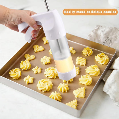 Cookie Press Gun Kit, Spritz Cookie Press Gun Set