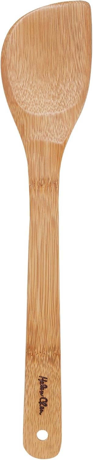 Helen's Asian Kitchen Bamboo Stir Fry Spatula, 13-Inch, Wok Cooking Tool For Stirring, Mixing, Turning, And Serving