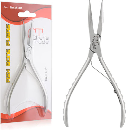 Fish Bone Pliers/Tweezers Stainless Steel Washable (plasma)