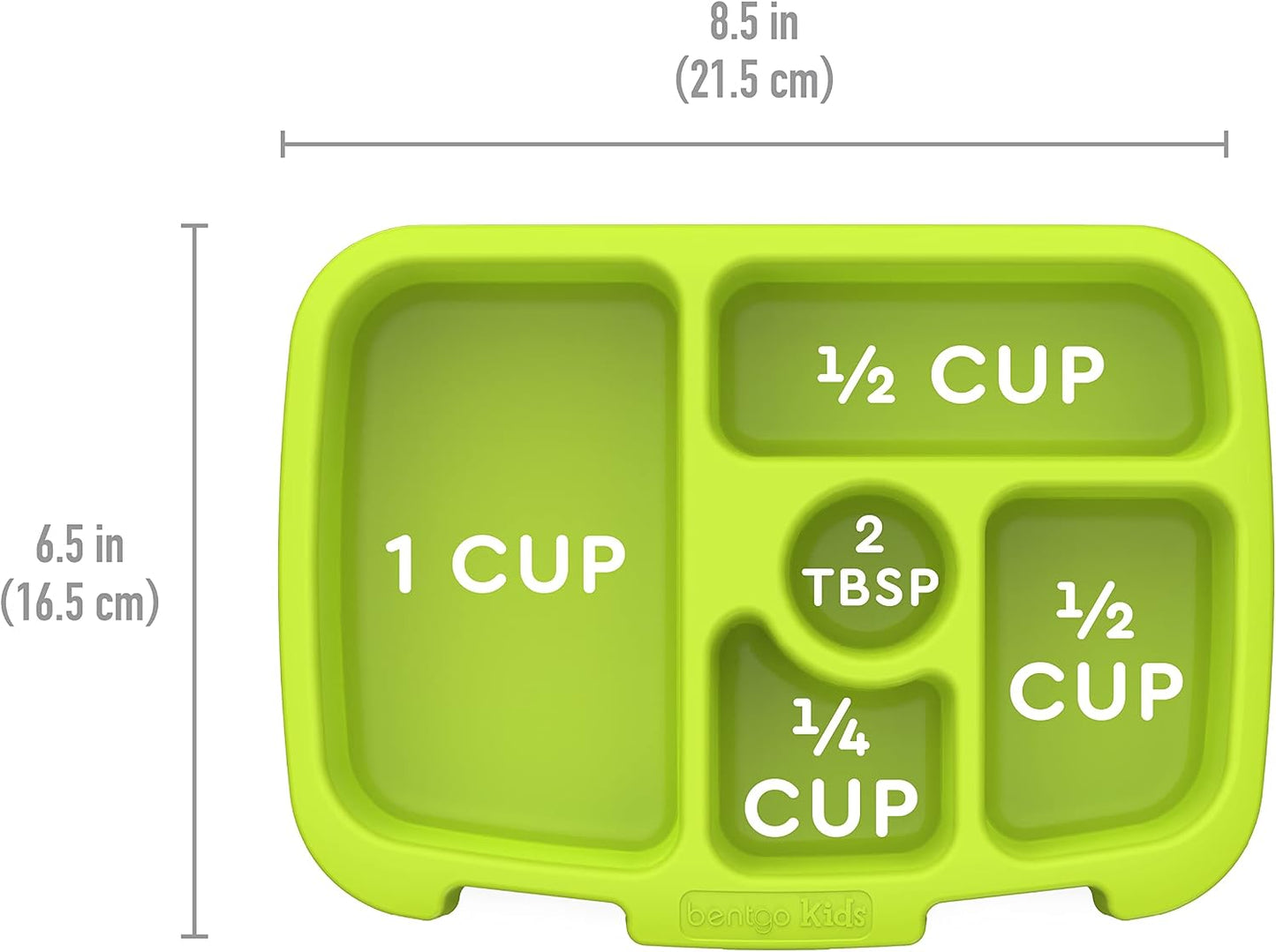 Bentgo® Kids Prints Tray with Transparent Cover - Reusable, BPA-Free, 5-Compartment Meal Prep Container with Built-In Portion Control for Healthy Meals At Home & On the Go (Mermaids in the Sea)