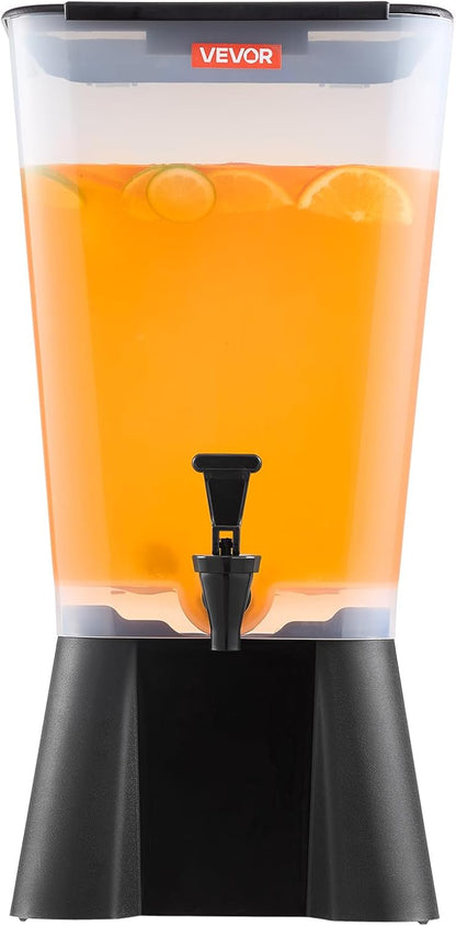 VEVOR Beverage Dispenser, 3 Gallon x 2 Drink Dispensers for Parties, Plastic Juice Dispenser with Stand Spigot Lid, Iced Tea Lemonade Juice Water Dispenser, for Restaurants, Hotels, Parties