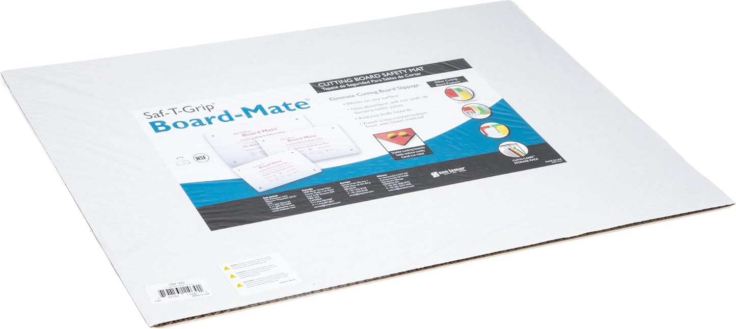 Carlisle FoodService Products CBM1016 Saf-T-Grip Board-Mate Nonslip Cutting Board Mat, 16" Width x 10" Height (Pack of 1)