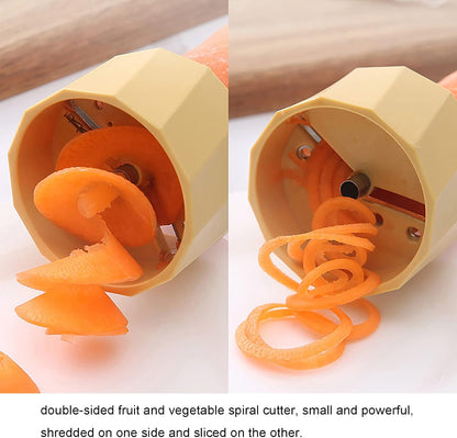 Mini Spiralizer Vegetable Slicer, Zucchini Spiralizer, Small Spiral Zester