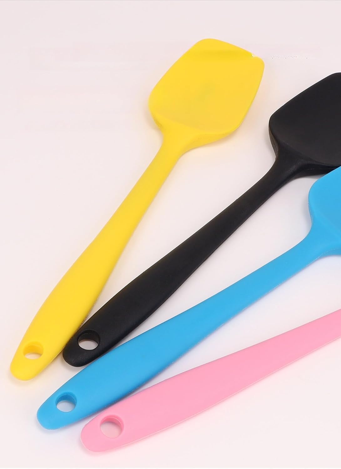 4Pcs Silicone Spatula Set, Heat Resistant Cooking Tools, Non-Stick Kitchen Utensils, for Cooking Baking Mixing Tool