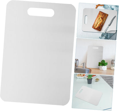 LABRIMP Cutting Mat Stainless Steel Food-safe Non-slip Suitable for Fruits Vegetables Meat Kitchen Essential