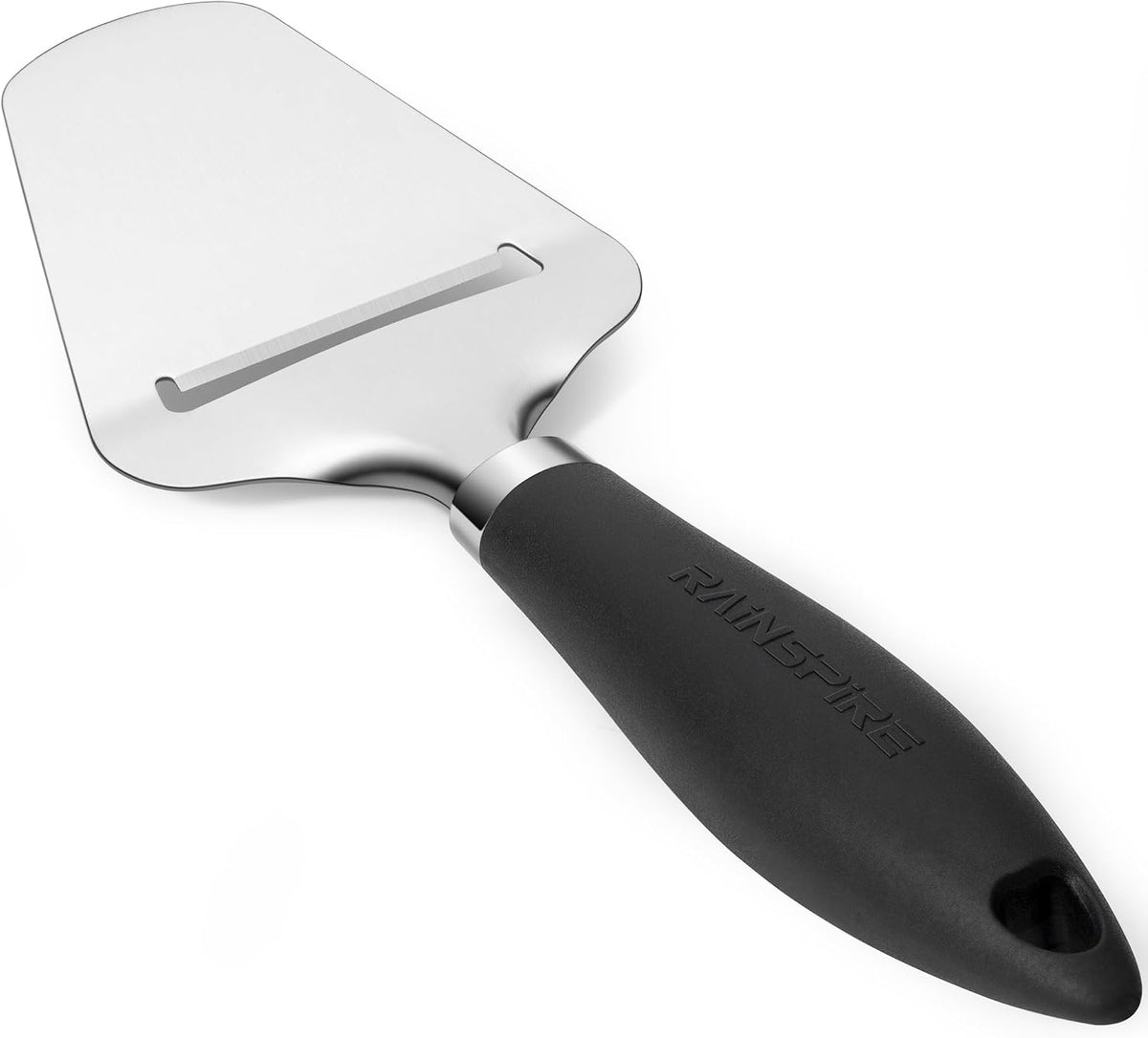 Rainspire Upgraded Non-Stick Cheese Slicers for Block Cheese Multi-Functional Cheese Cutter for Mozzarella, Cheddar, Gruyere Charcuterie Accessories Dishwasher Safe Kitchen Tools, Black