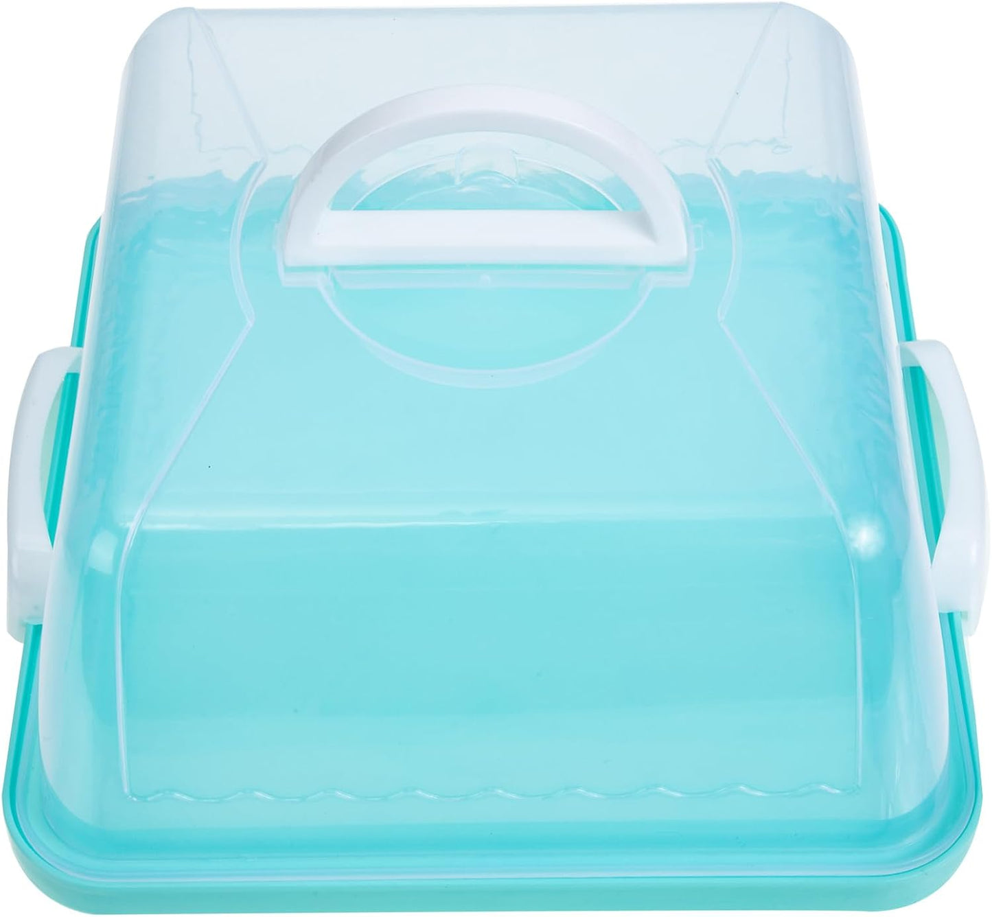 Transparent Cake Carrier with Handle Plastic Cake Box with Lid for Transport for Birthdays and Bakeries Convenient Food Storage