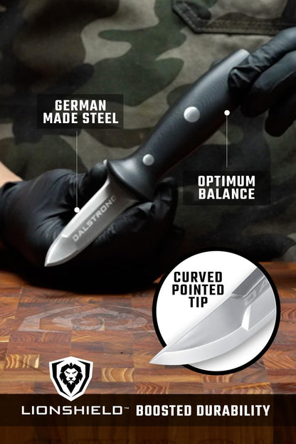 Dalstrong 3" Oyster & Clam Shucking Knife - German Steel