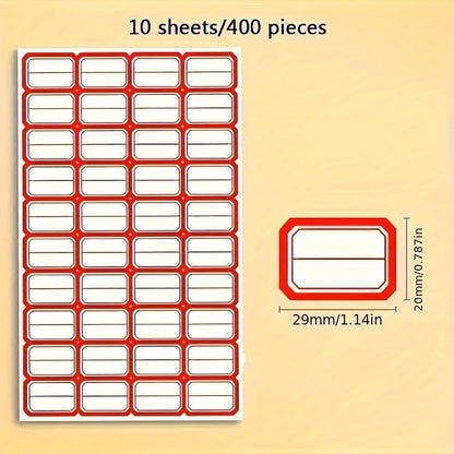 100-Pack Removable Freezer Labels, Waterproof Food Storage Stickers for Date & Contents Marking - Colors A