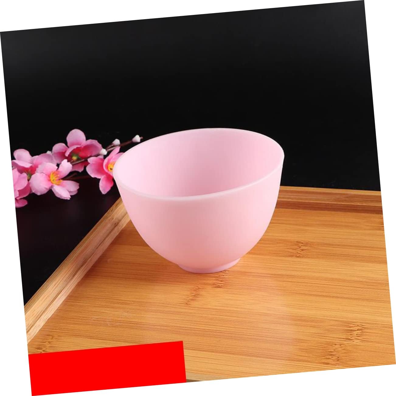 Didiseaon Odorless Anti-drop Silicone Mixing Bowl for Facial Masks Cooking Flexible Microwave Dishwasher Safe for Ingredients Sauces Medium Green