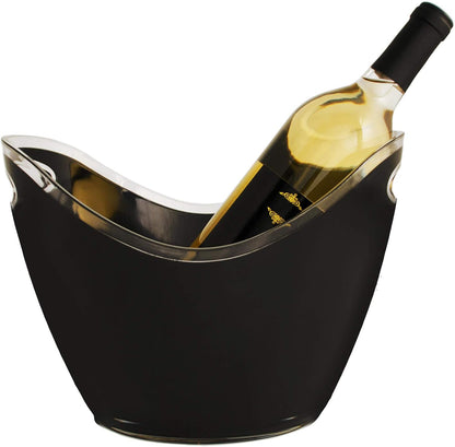 True Galvanized Tub, Large Ice Buckets for Parties, Beverage Cooler for Beer, Wine, Soda, Bottled Water, Rustic Beverage Tub, Drink Bucket for Indoor & Outdoor Party, 6.3 Gal (23.8 Liters), Set of 1