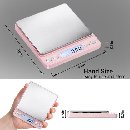 Fuzion Digital Gram Scale .01 Gram Accuracy, 500g Small Jewelry Scale
