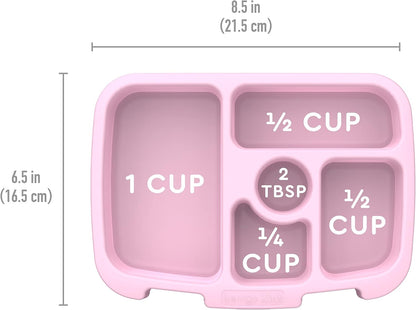 Bentgo® Kids Prints Tray with Transparent Cover - Reusable, BPA-Free, 5-Compartment Meal Prep Container with Built-In Portion Control for Healthy Meals At Home & On the Go (Mermaids in the Sea)