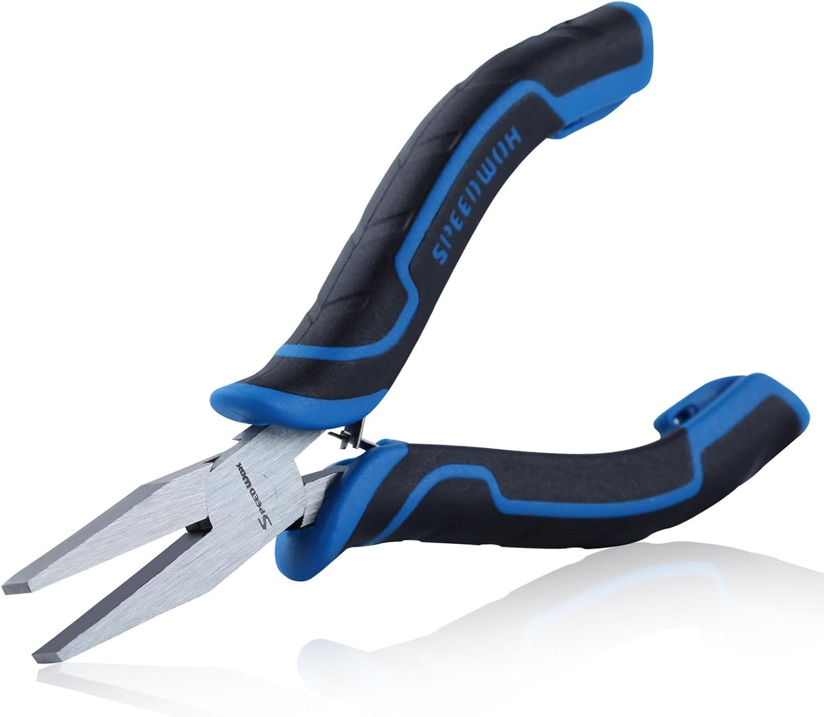 SPEEDWOX Long Reach Bent Needle Nose Pliers With Smooth Jaw Angled Needle Nose Pliers For Jewelry Making Fish Bone Pliers Tweezers Bent Chain Nose Pliers For Wire Bending And Small Object Gripping
