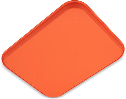 Carlisle FoodService Products Café Cafeteria Tray, Fast Food Tray for Restaurant or Commercial Use, 14" x 18", 1 Count, Black