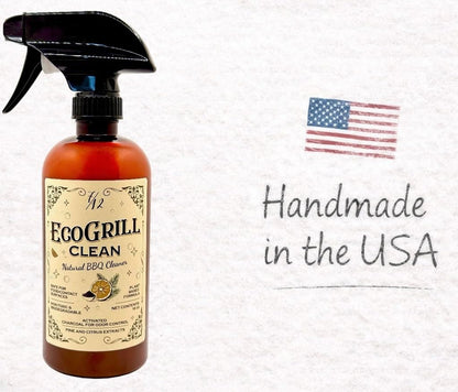 All-Natural BBQ Grill Cleaner & Degreaser | Spray, Wait & Wipe - Plant-Based Heavy Duty Griddle Cleaner, Fresh Citrus Scent, Non-Toxic Fume-Free Formula | Safe for Grill Grates, Smokers and Flat Tops