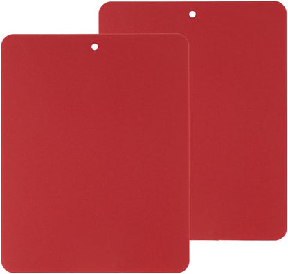 Linden Sweden Flexible Cutting Board 2-Pack - Lays Flat for Secure Work Surface - Extra-Thick for Durability - BPA-Free and Food-Safe (Red)