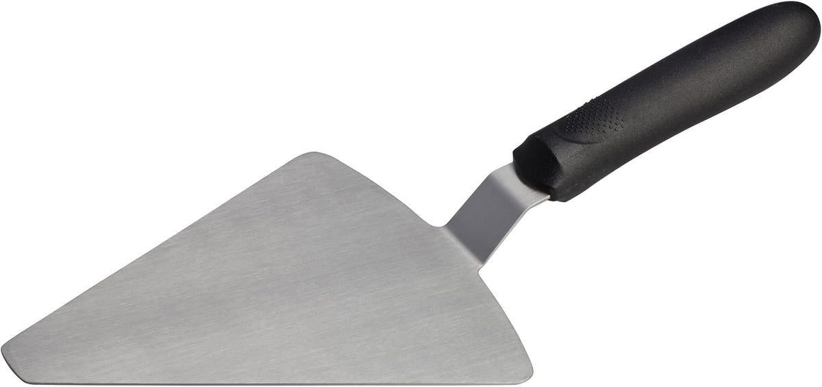 Winco 6 7/8" x 5 7/8" Black Pizza Server