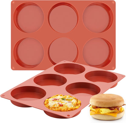 JOERSH 2-PK Air Fryer Egg Mold, 4 Cups Silicone Air Fryer Baking Pan Non-Stick for Egg Bites, Cupcake, Muffin, Tart, Frittata, Quiche