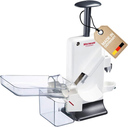 Westmark Cherry & Plum Pitter “Steinex-Combi” – 2-in-1 Fruit Pit Remover, Stainless Steel Blade, Heavy-Duty Aluminum, Fast Clean Pitting for Cherry Jam, Pie & Syrup
