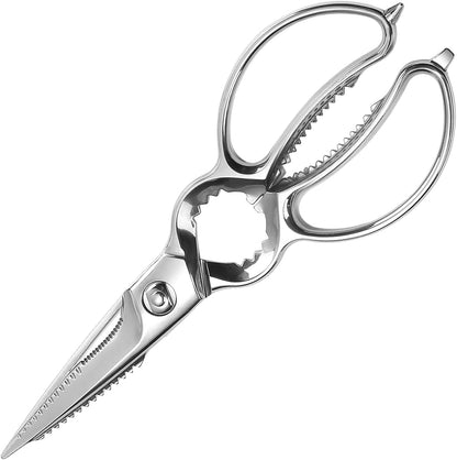 MITSUMOTO SAKARI 8 Inch Kitchen Scissors & Poultry Shears, Removable