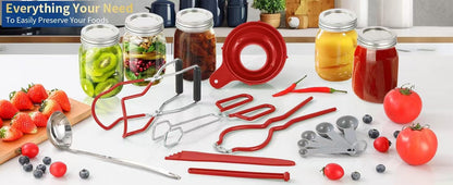 Canning Supplies Starter Kit,Canning Kit Set for Beginners
