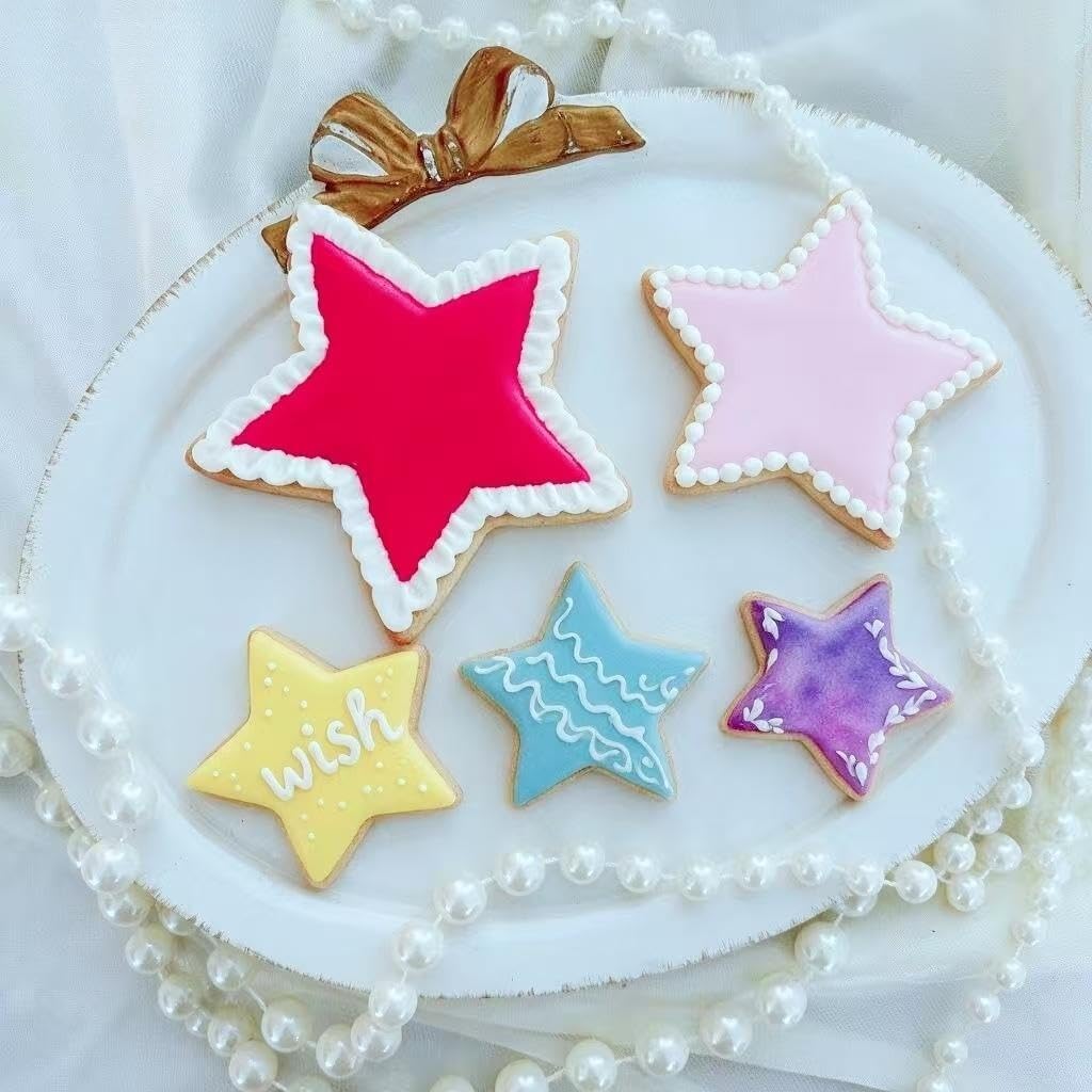 MrCookie 4" Large Christmas Cookie Cutters Set,Thickened Stainless Steel