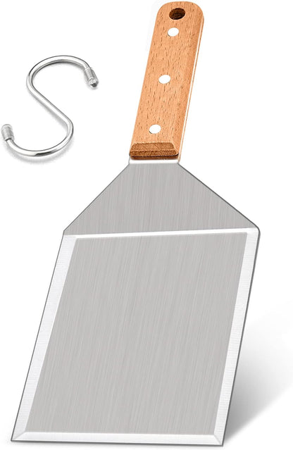 Leonyo Heavy Duty Stainless Steel Hamburger Spatulas Turner
