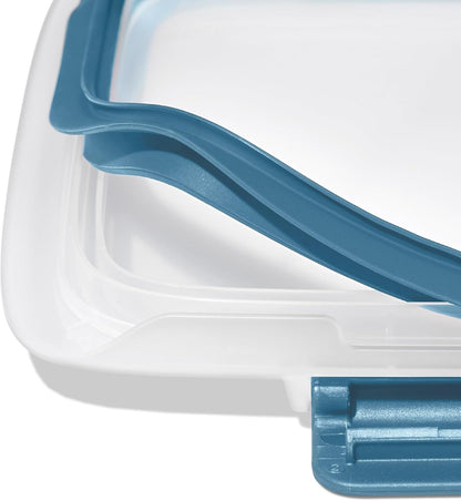 OXO Good Grips Prep & Go Snack & Dip Container, Snack Fuss-Free on the Move, Leakproof Reusable Small Meal Food Storage and Lid, Food Containers with Lids, Snack Organizer, 1.6 Cups/0.4 L