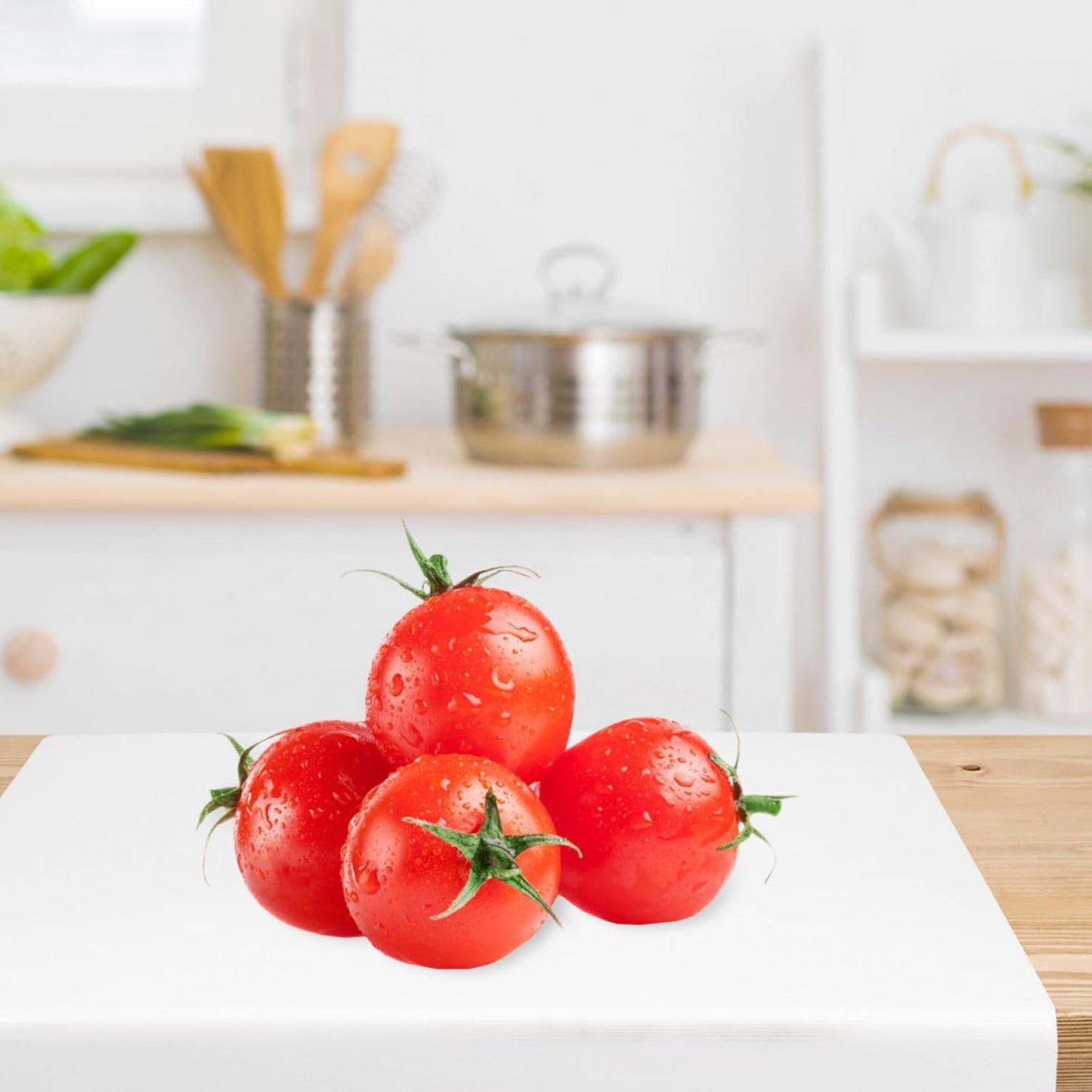 Luxshiny Acrylic Kitchen Cutting Board Non-slip Thick 16.7x12.8 Inch Sturdy Countertop Chopping Mat for Fruits Vegetables Meat Food Preparation