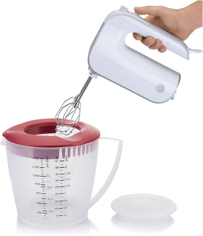 Westmark Multipurpose Measuring Cup and Mixing Pitcher with Splash Guard, 47-Ounce (Red)