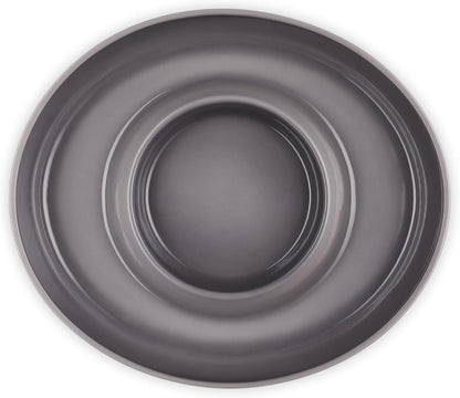 Le Creuset Stoneware Signature Oval Chip and Dip Platter, 13", White