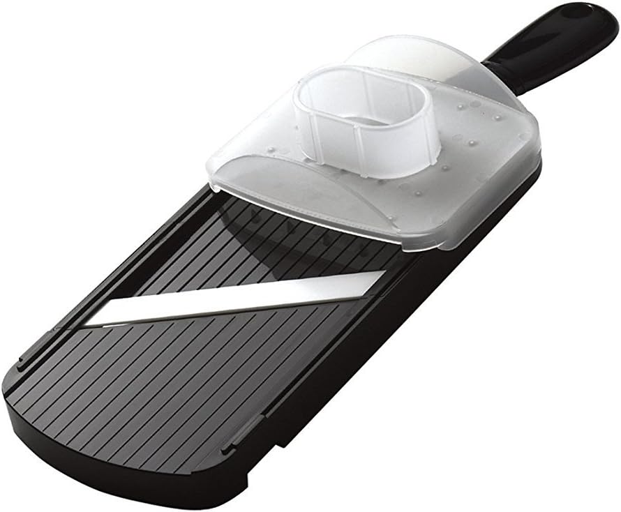 Kyocera Advanced Ceramic Double-edged Mandolin Slicer With Guard, Red