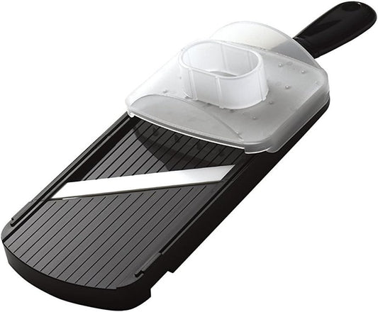 Kyocera Advanced Ceramic Double-edged Mandolin Slicer With Guard, Red