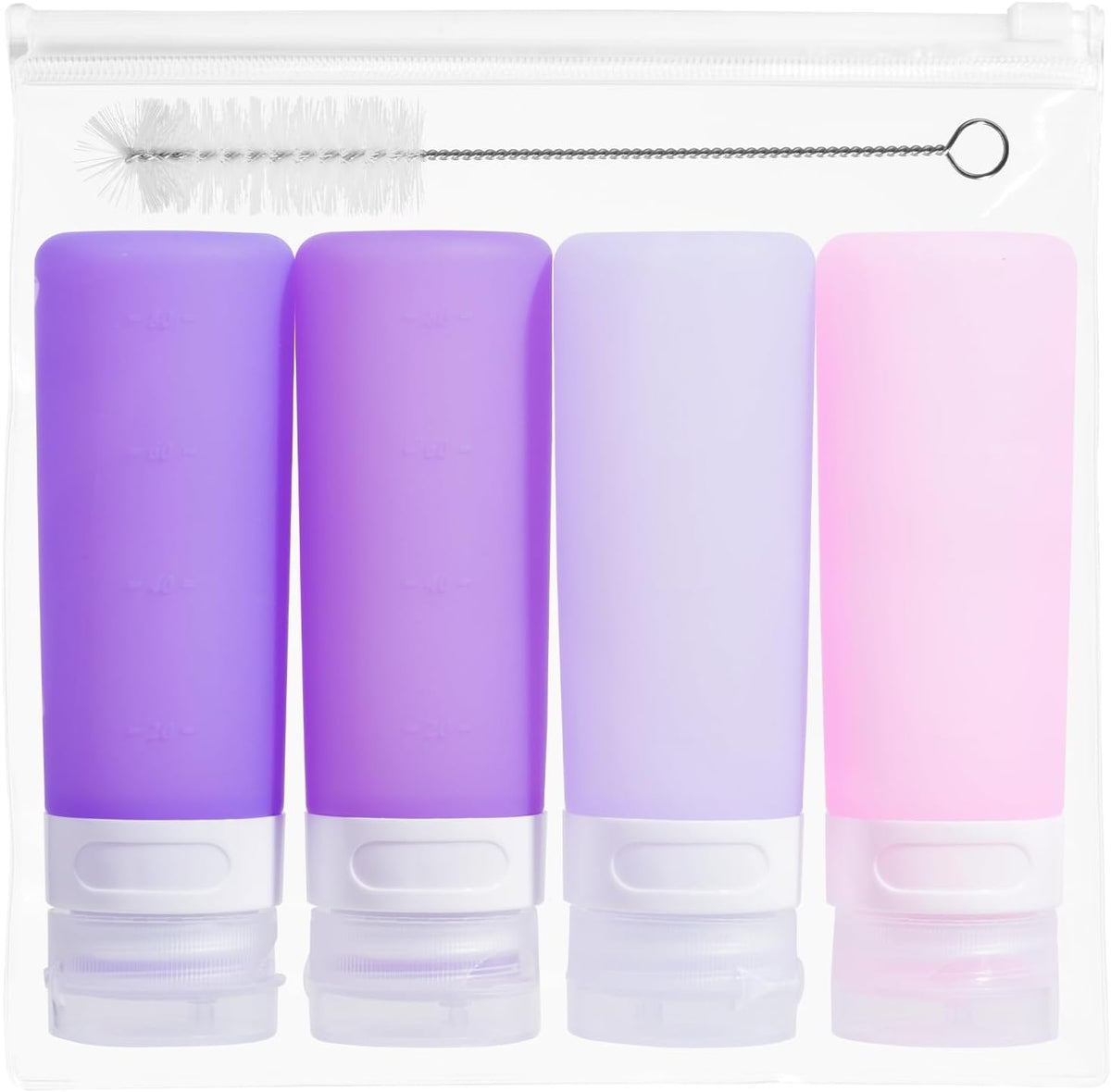MICEBAY 2 oz Condiment Squeeze Bottles, Leakproof Salad Dressing Container