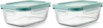 OXO Good Grips 3.5 Cup Smart Seal Airtight Glass Rectangle Food Storage Container