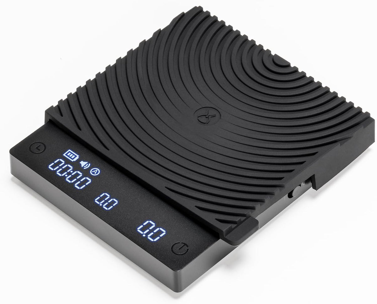 TIMEMORE Coffee Scale Basic 2.0 Electronic Espresso Scale with Water Flow Rate and Timer Function, Digital Scale for Kitchen/Baking/Cooking, Black
