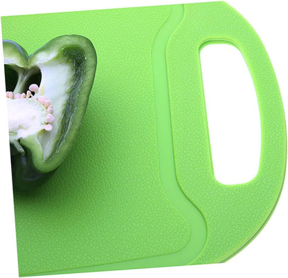 Cabilock Non-Slip PP Plastic Cutting Board Flexible Chopping Mat for Kitchen Dishwasher Safe with Hanging Hole Anti-Overflow Design